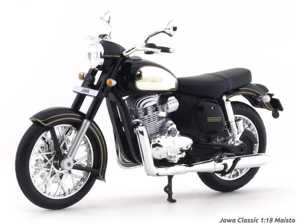 Maisto_1/18_Jawa_Classic_Black