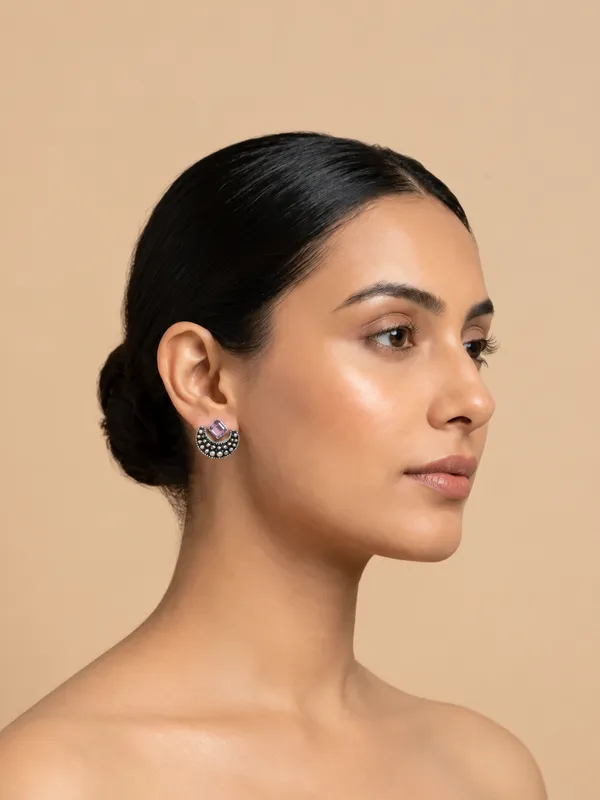 Chaand_Pink_Baby_Pink_Colour_Brass_Earring_For_Women