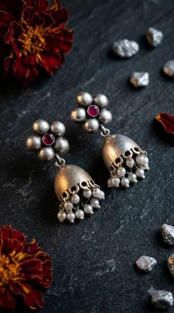 Jhalak__Red_Colour_Brass_Earring_For_Women