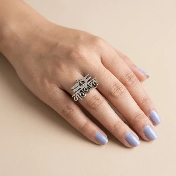 Mahakal_Statement_Silver_Colour_Brass_Ring_For_Women