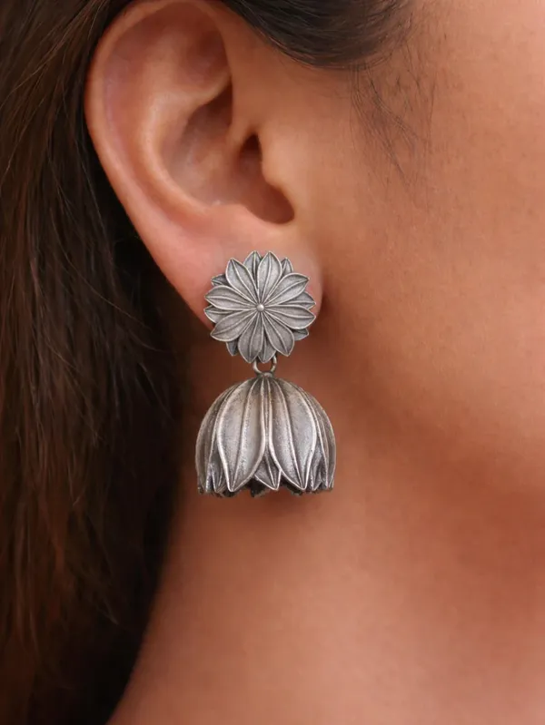 Phulvari_Jhumka_Silver_Colour_Brass_Earring_For_Women