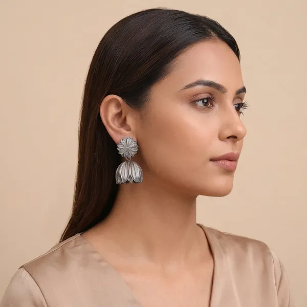 Phulvari_Jhumka_Silver_Colour_Brass_Earring_For_Women