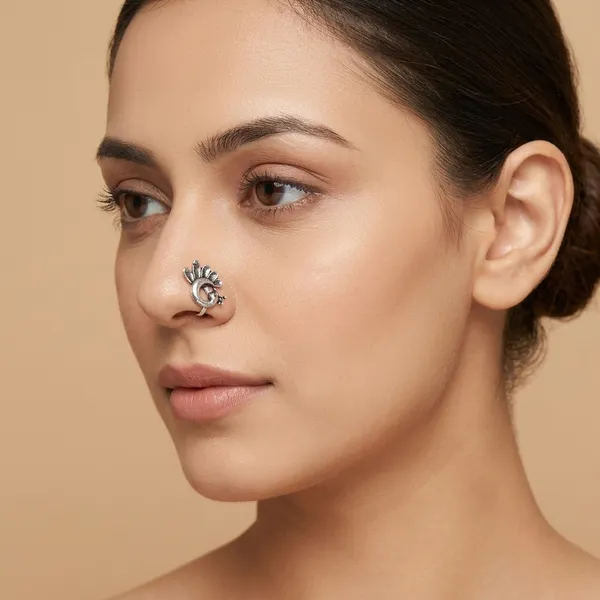 Morni_Silver_Colour_Brass_Nose_Pin_For_Women