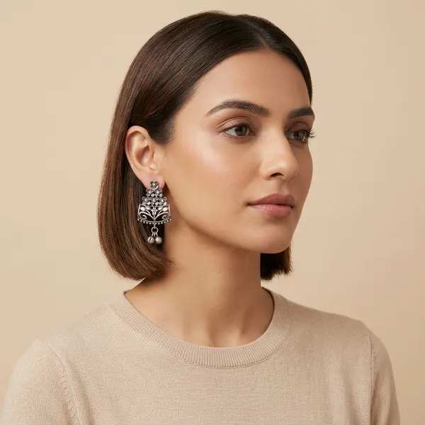 Anjana_Silver_Colour_Brass_Earring_For_Women