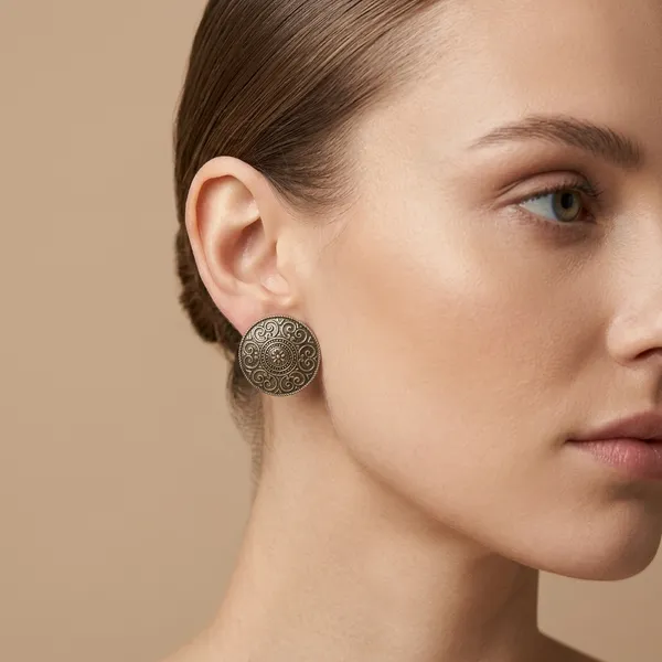 Diti_Silver_Colour_Brass_Earring_For_Women