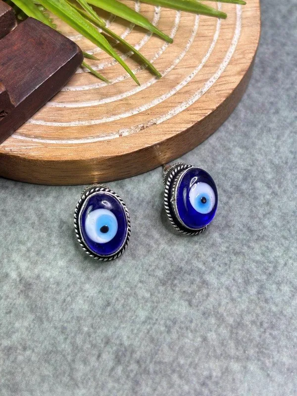Nazar_Battu_Blue_Colour_Brass_Earring_For_Women