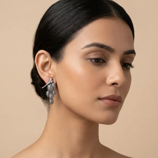Ziva_Bird_Silver_Colour_Brass_Earring_For_Women
