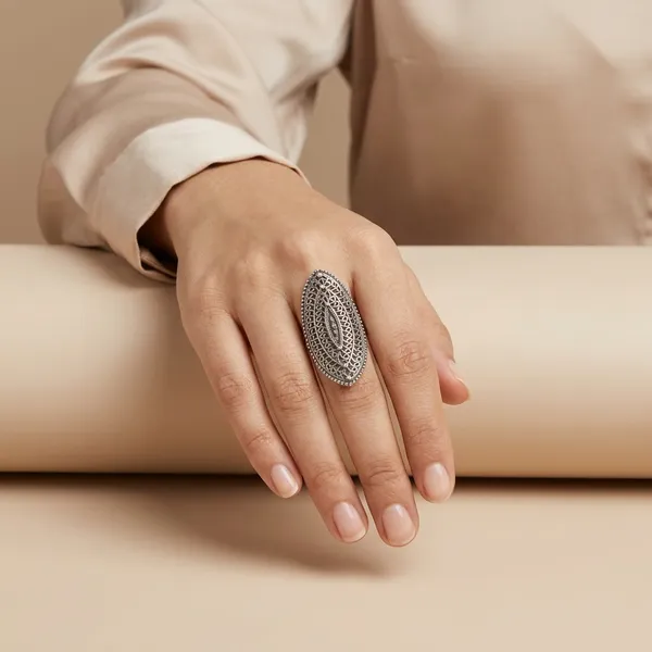 Hiyama_Silver_Colour_Brass_Ring_For_Women