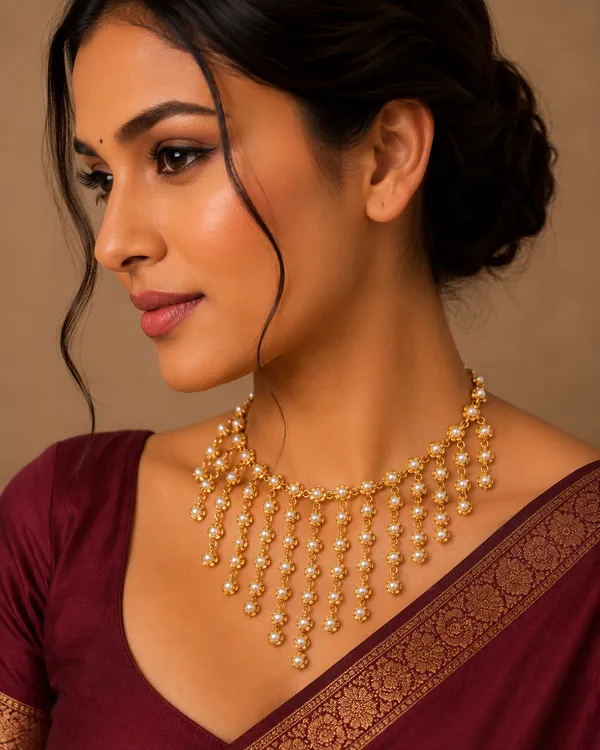 Phool_Haar_Golden_Colour_Brass_Neck_Piece_For_Women