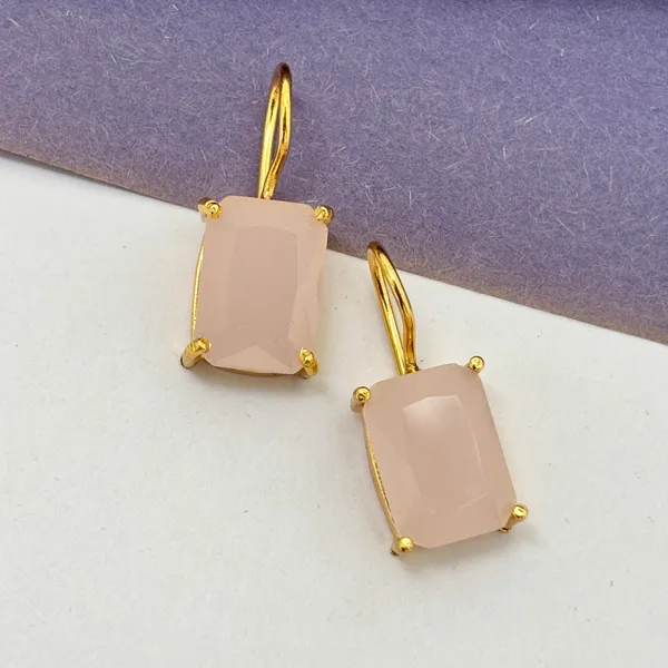 Milky_Pink_Cut_Stone_Square_Brass_Earring_For_Women