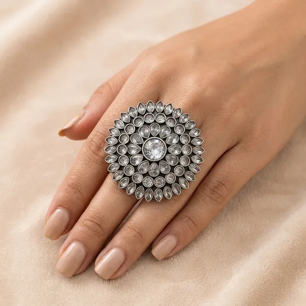 Chakra_Statement_Ring_Ad_Colour_Brass_Ring_For_Women
