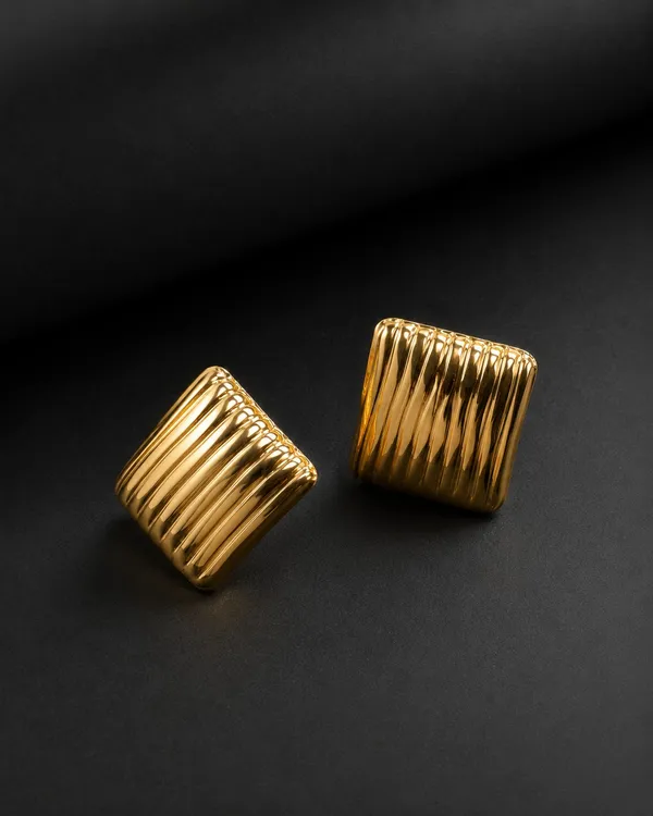 Khivana_Golden_Colour_Stainless_Steel_Anti_Tarnish_Gold_Earring_For_Women