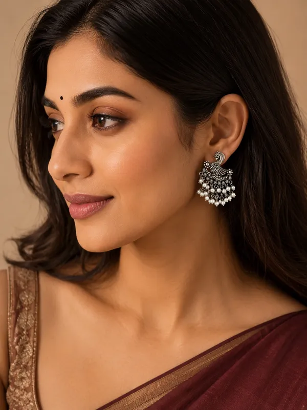Anaya_Silver_Colour_Brass_Earring_For_Women
