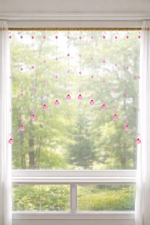 Pink_&_White_Glass_Drops_Acrylic_String_Beads_Partition_Crystal_Curtains_For_Living_Room