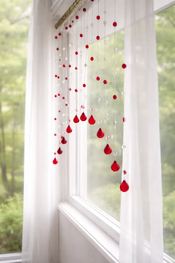 Red_&_White_Glass_Drops_Acrylic_String_Beads_Partition_Crystal_Curtains_For_Living_Room