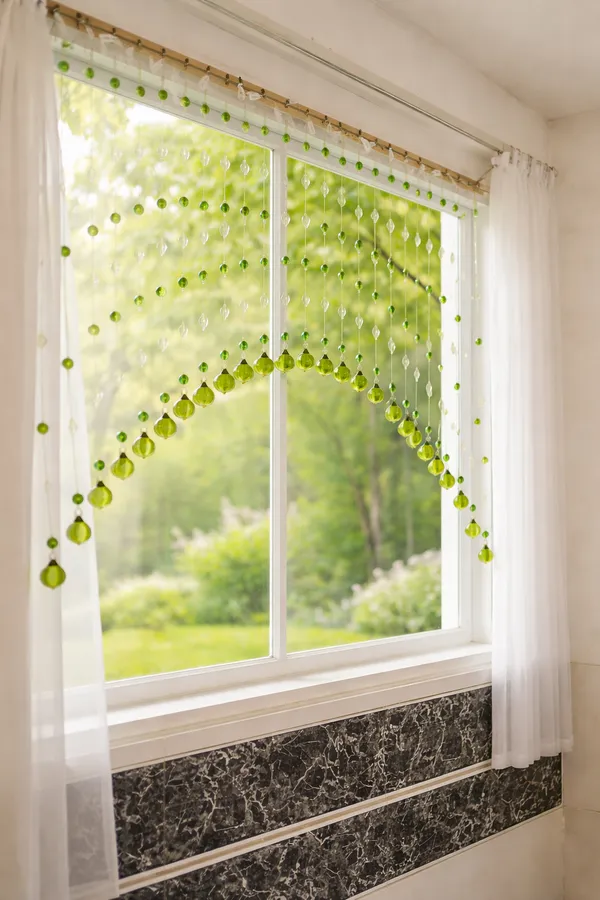 Luxury_Arc_Acrylic_Bead_Curtain_–_Green+White_Colour_|_2.5_Ft_Height_|_Suitable_for_3.5–4_Ft_Window/Door(Total-28_Strings)