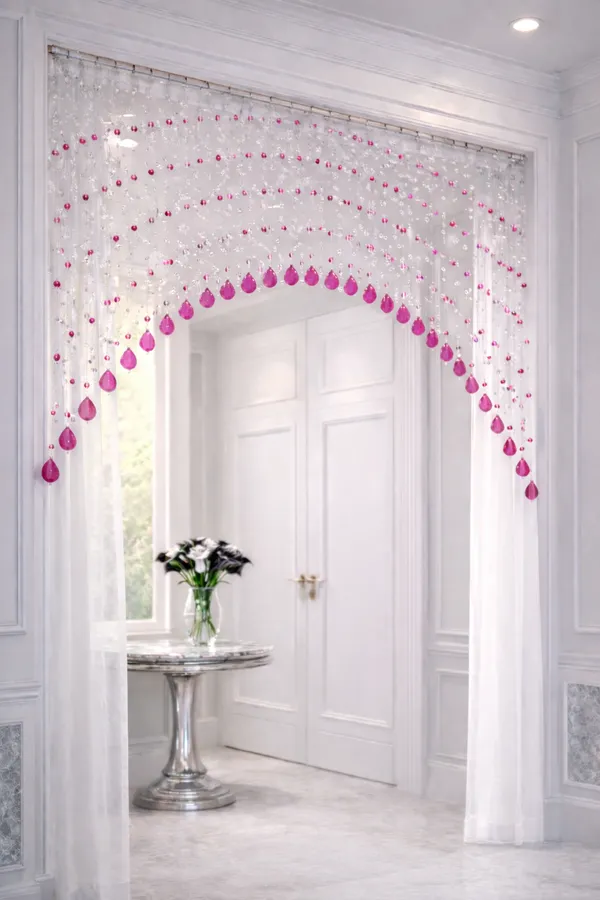 Luxury_Arc_Acrylic_Bead_Curtain_–_Pink_&_White_Colour_|_2.5_Ft_Height_|_Suitable_for_3.5–4_Ft_Window/Door(Total-28_Strings)