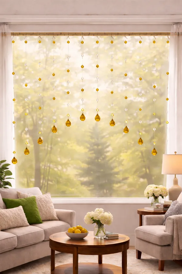 Golden_&_White_Glass_Drops_Acrylic_String_Beads_Partition_Crystal_Curtains_For_Living_Room(Pack_Of_2_Curtain)