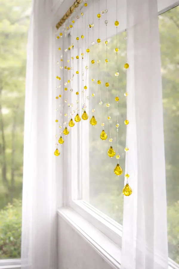 Yellow_&_White_Glass_Drops_Acrylic_String_Beads_Partition_Crystal_Curtains_For_Living_Room