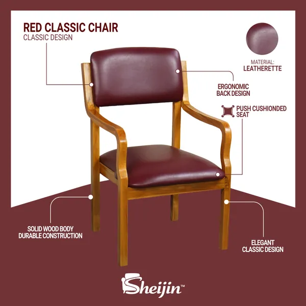 Maroon_Solid_Wood_Chair_For_Living_Room
