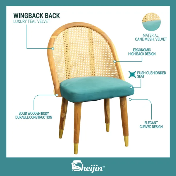 Teal_Solid_Wood_Chair_For_Living_Room
