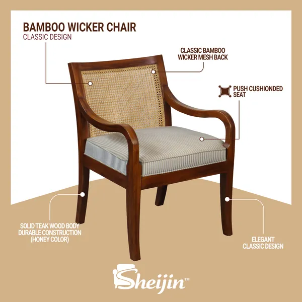 Brown_And_Beige_Solid_Wood_Chair_For_Living_Room