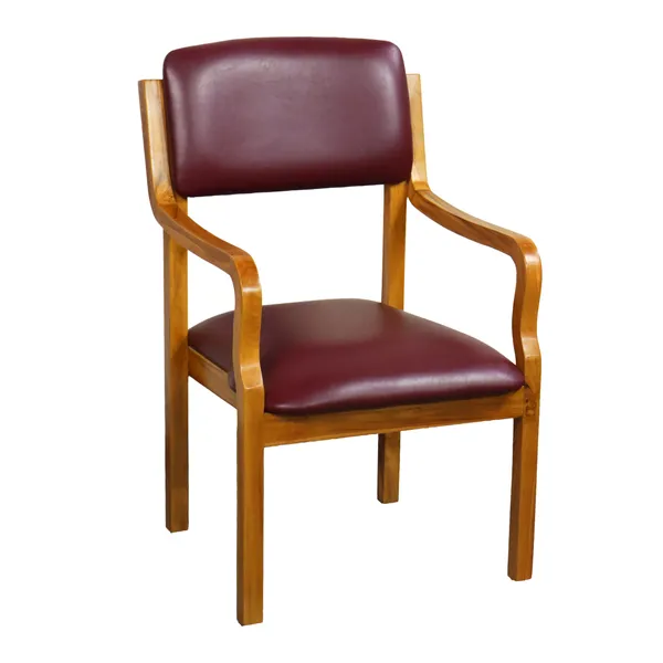 Maroon_Solid_Wood_Chair_For_Living_Room