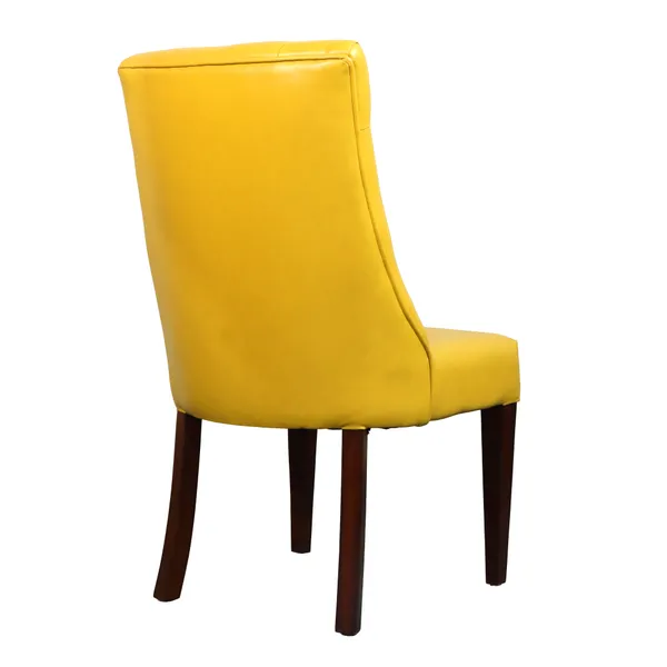 Yellow_Solid_Wood_Chair_For_Dining_Room