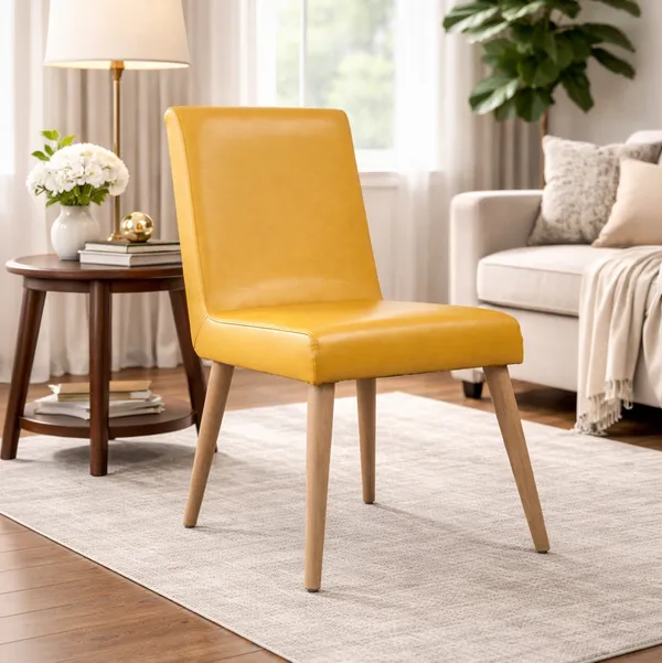 Yellow_Wood_Chair_For_Dining_Room