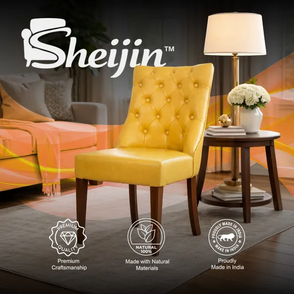 Yellow_Solid_Wood_Chair_For_Dining_Room