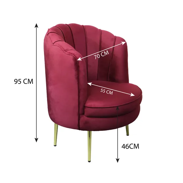 Pink_Wood_Chair_For_Living_Room