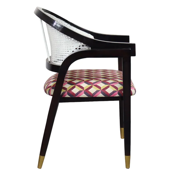 Black_And_Gold_Wood_Chair_For_Living_Room