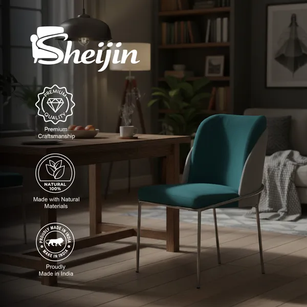 Green_And_Grey_Solid_Wood_Chair_For_Dining_Room