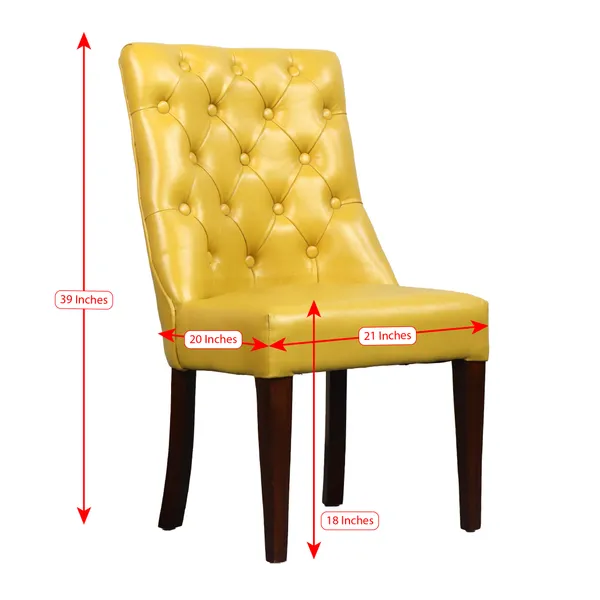 Yellow_Solid_Wood_Chair_For_Dining_Room