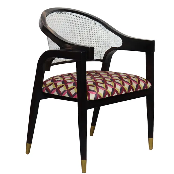 Black_And_Gold_Wood_Chair_For_Living_Room