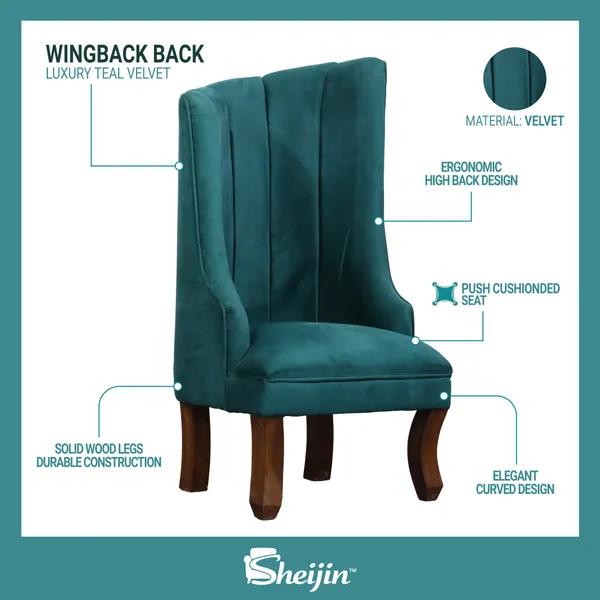 Teal_Solid_Wood_Chair_For_Living_Room