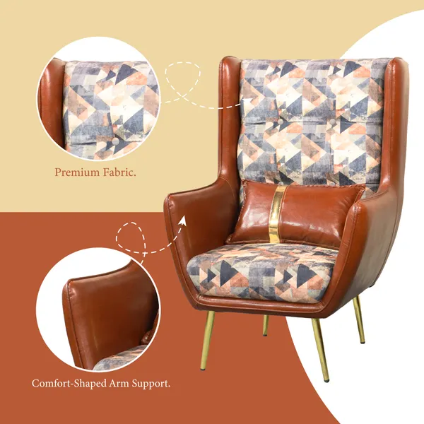 Beige_And_Brown_Solid_Wood_Chair_For_Living_Room