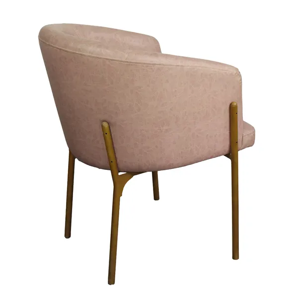 Blush_Pink_Wood_Chair_For_Living_Room