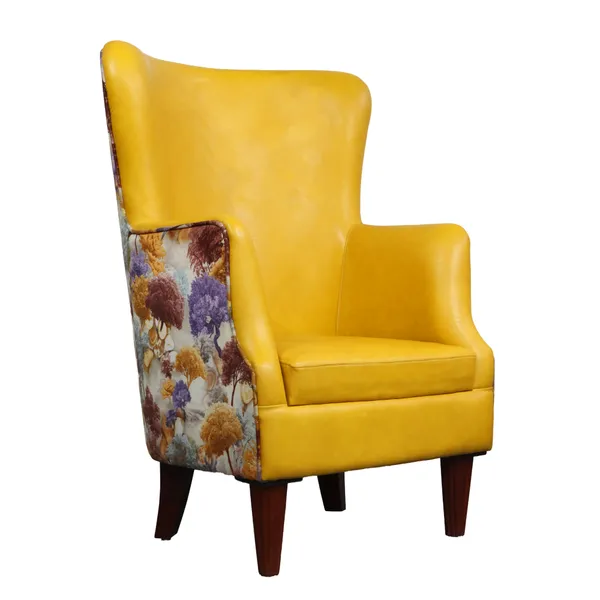 Yellow_Wood_Chair_For_Living_Room