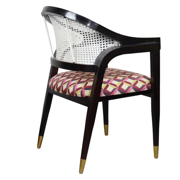 Black_And_Gold_Wood_Chair_For_Living_Room