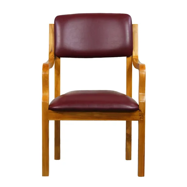 Maroon_Solid_Wood_Chair_For_Living_Room