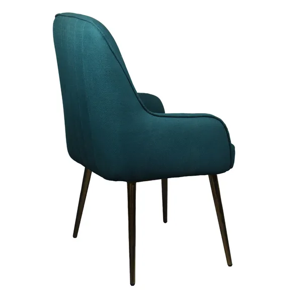 Teal_Blue_Solid_Wood_Chair_For_Living_Room