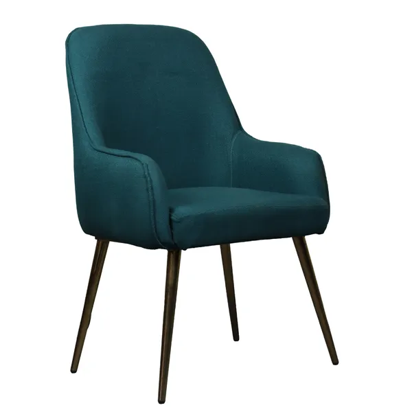 Teal_Blue_Solid_Wood_Chair_For_Living_Room