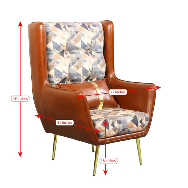 Beige_And_Brown_Solid_Wood_Chair_For_Living_Room