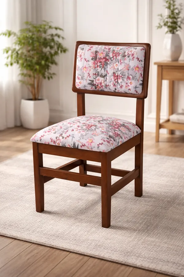 Floral_Wood_Chair_For_Dining_Room