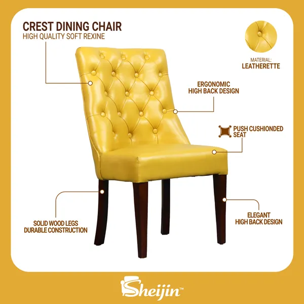 Yellow_Solid_Wood_Chair_For_Dining_Room