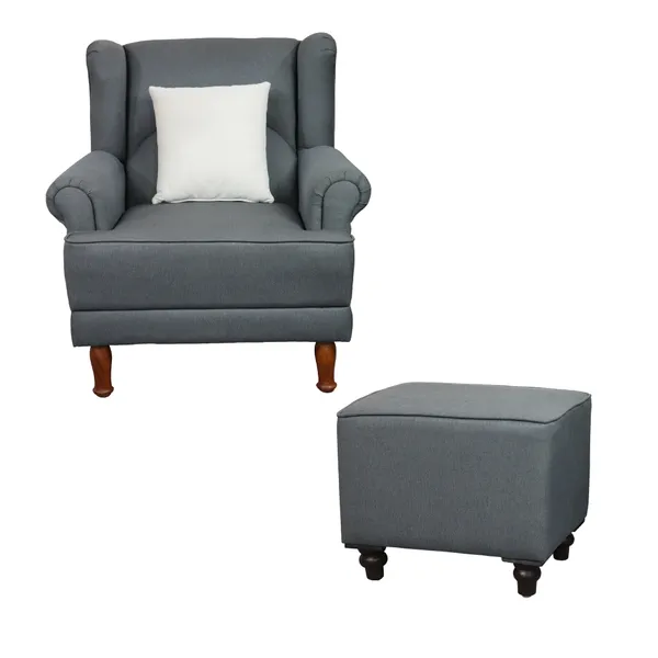 Grey_And_White_Wood_Chair_For_Living_Room