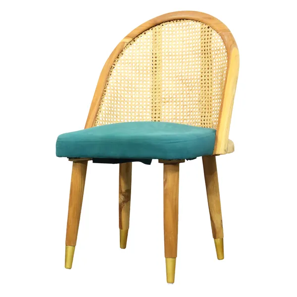 Teal_Solid_Wood_Chair_For_Living_Room