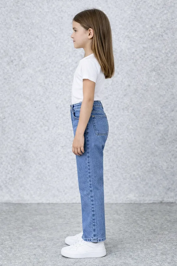 Blue_Wash_High_Rise_Straight_Fit_Denim_Jeans_With_Patch_Pockets_For_Girls_age_7_to_16