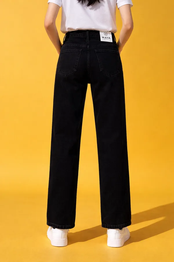 Black_Wide_Leg_High_Rise_Jeans_For_Women